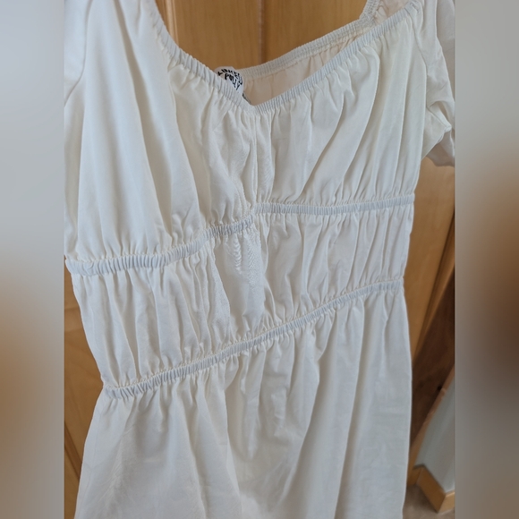 Princess Polly Ivory Gathered Dress - Picture 7 of 11